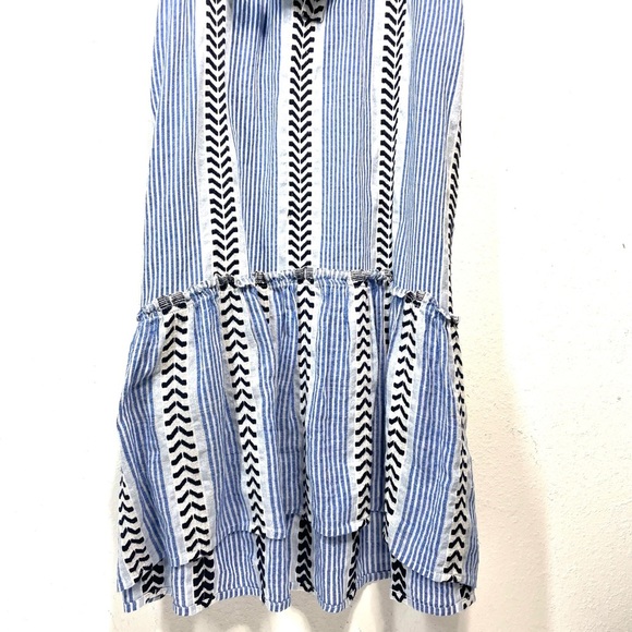 Lemlem Kesiti Butterfly Kaftan In Blue Medium P324 - Picture 7 of 10